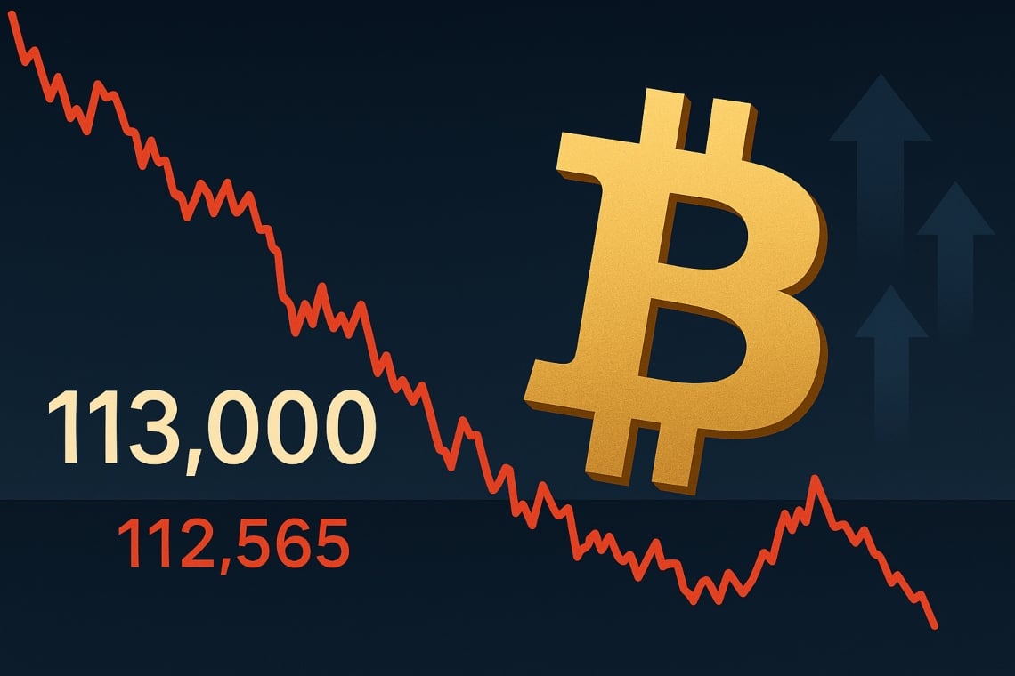 Bitcoin slips below USD 113,000: Jackson Hole raises tension, eyes on Powell