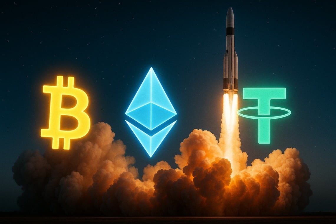 Blue Origin revolutionizes space travel with Bitcoin, Ethereum, and USDT
