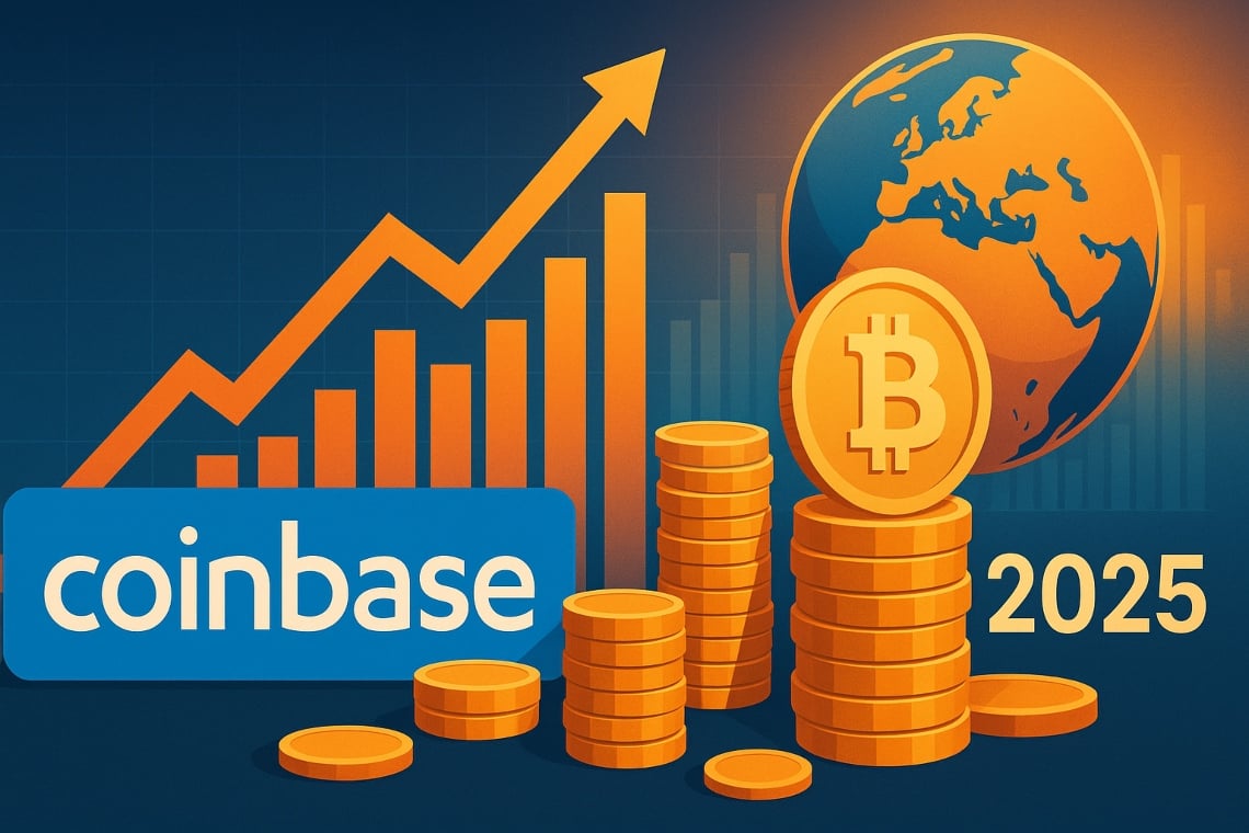 Coinbase shakes the sector: record profits and global strategy in 2025