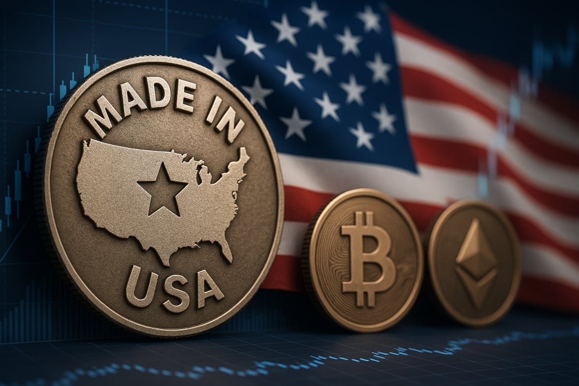 Crypto “Made in USA”: Canary Capital launches the ETF MRCA on Cboe BZX and focuses on star-spangled tokens (Bitcoin and Ether probably excluded)