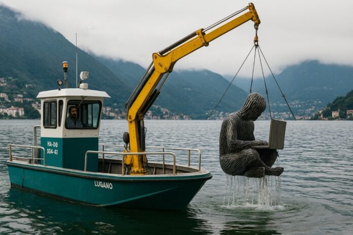 statua satoshi nakamoto lugano