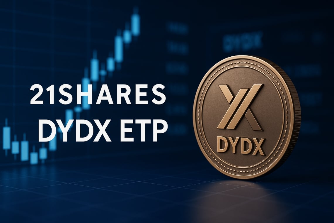 21Shares Launches DYDX ETP: New Opportunities for Institutional Access to On-Chain Derivatives