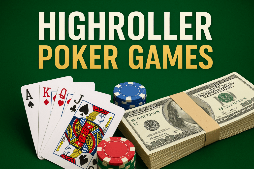 Where to Play Quality Highroller Poker Games in 2025