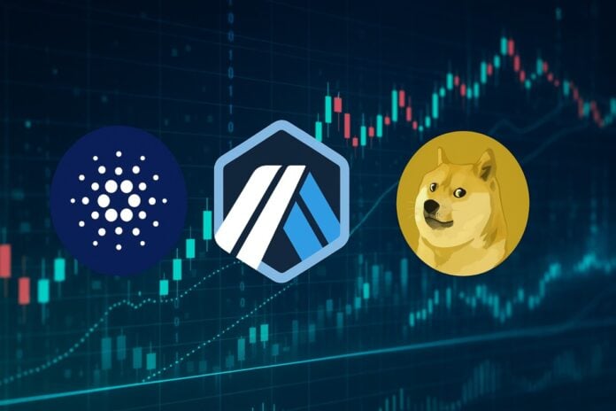 cardano arbitrum dogecoin