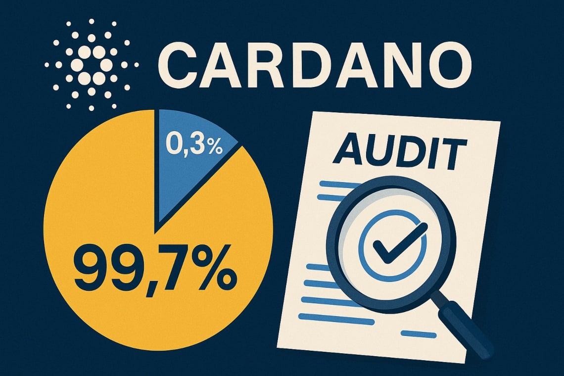 Cardano audit: 99.7% of ADA vouchers have been redeemed