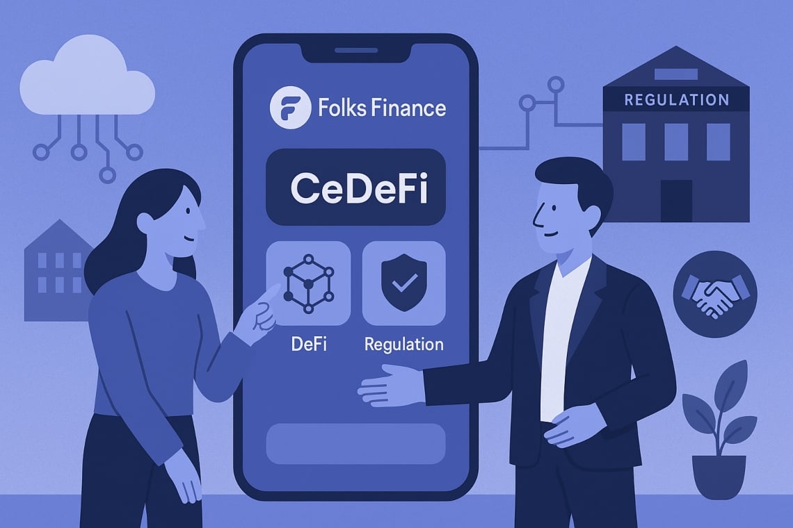 Folks Finance Launches a New Regulated CeDeFi App in Collaboration with a Licensed VASP