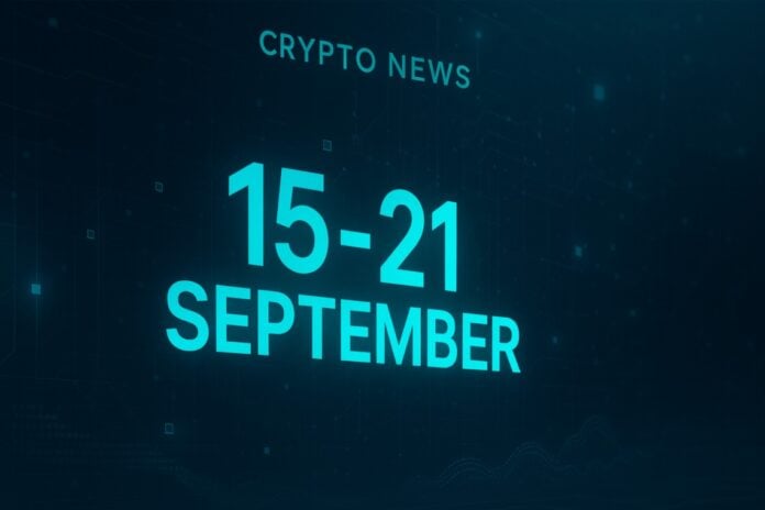 crypto news 15-21 settembre