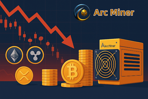 Cryptocurrencies are plummeting across the board. Join Arc Miner to protect yourself from market declines and earn $10,000 daily