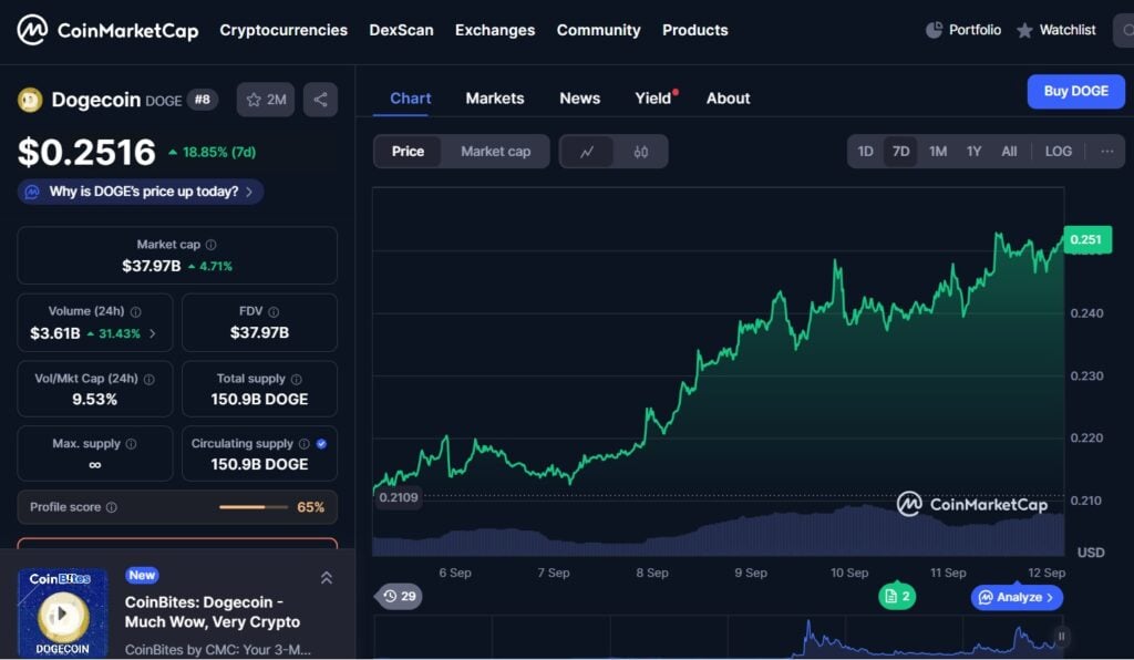 Maxi Doge ICO Tops  Million as Dogecoin Makes Historical past with First US ETF