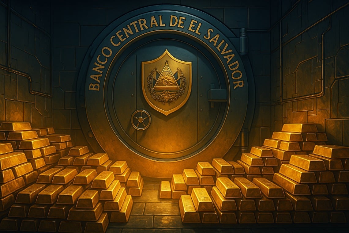 El Salvador buys 13,999 ounces of gold in 2025