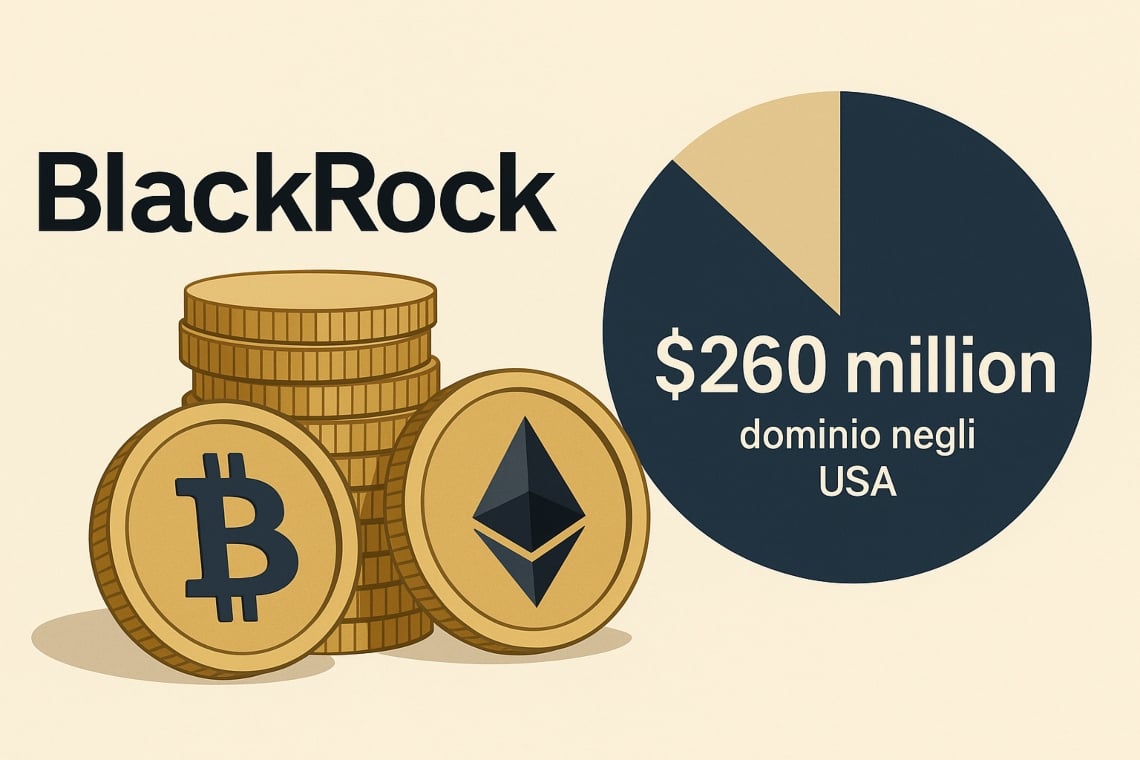 BlackRock crypto ETF: 260 million per year