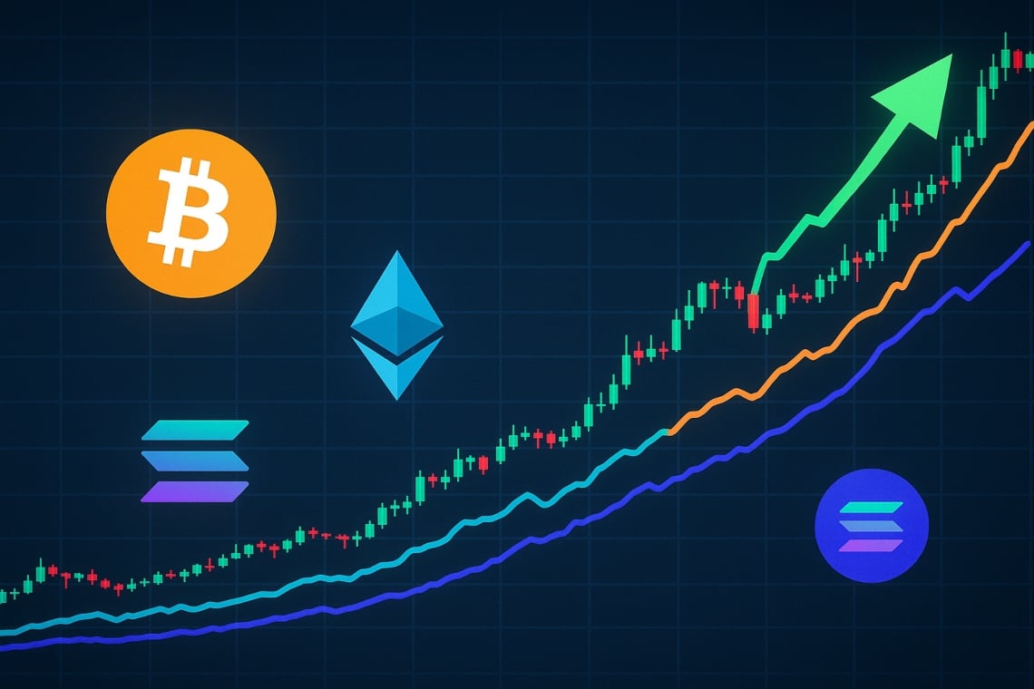 Today Ethereum and Solana are also doing well.