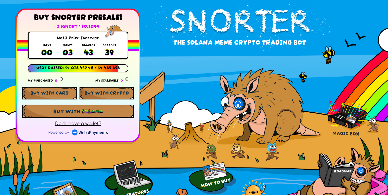 Best Crypto to Buy Now? Snorter Climbs Past M Amid Solana Price Rally