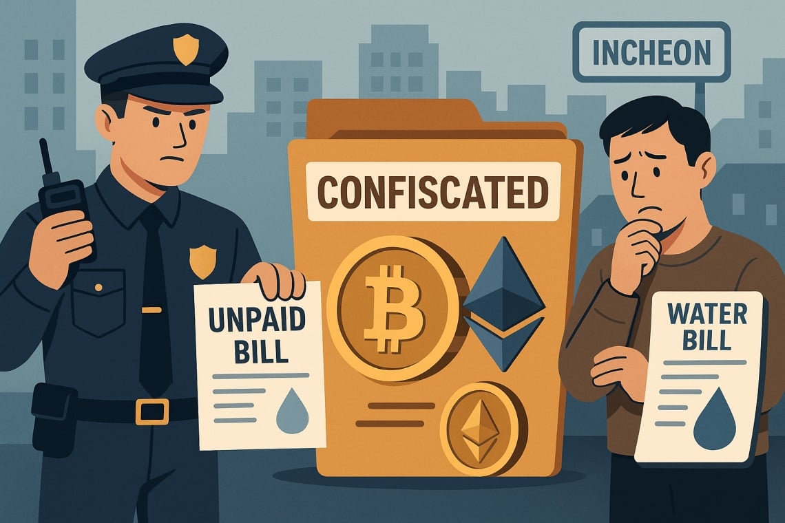 Incheon seizes crypto from defaulters