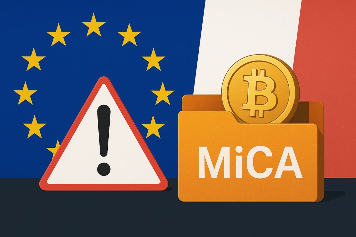 MiCA, Frankrijk overweegt het stopzetten van EU-passporting
