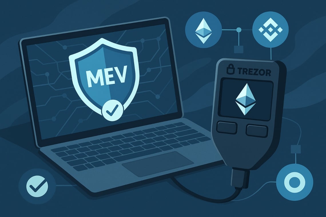 Trezor Suite introduces MEV protection