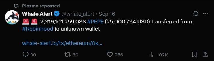 Pepe Value Prediction September 2025: Will Whales Gas Its Subsequent Breakout?