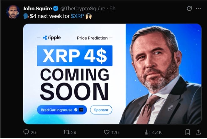 XRP Worth Prediction – Analyst Predicts  Goal For This fall 2025