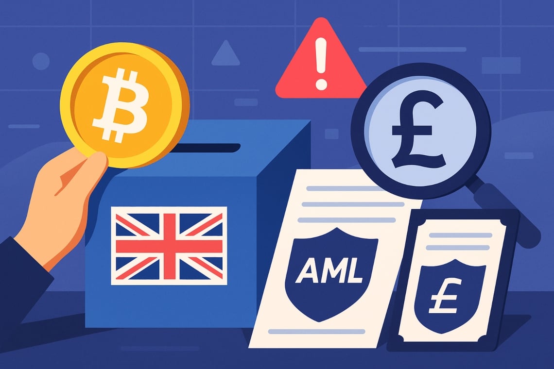Donazione in criptovaluta suscita esame approfondito del finanziamento di Reform UK e della supervisione AML