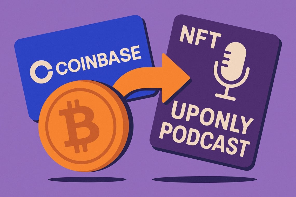 NFT Uponly de Coinbase: Compra de $25M revive el podcast UpOnly 2025
