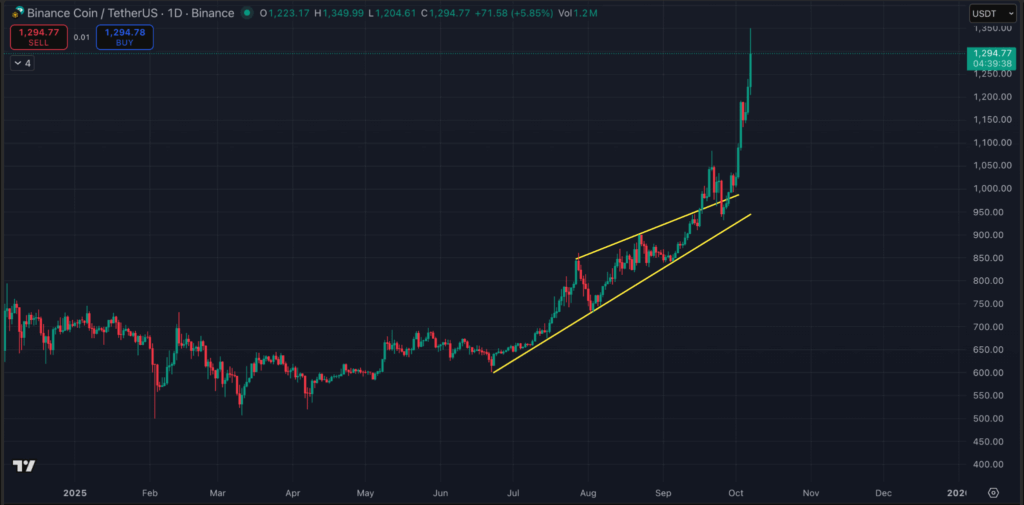 BNB Value Prediction After One other All-Time Excessive: Time To Promote And Pivot To Undervalued Altcoins?