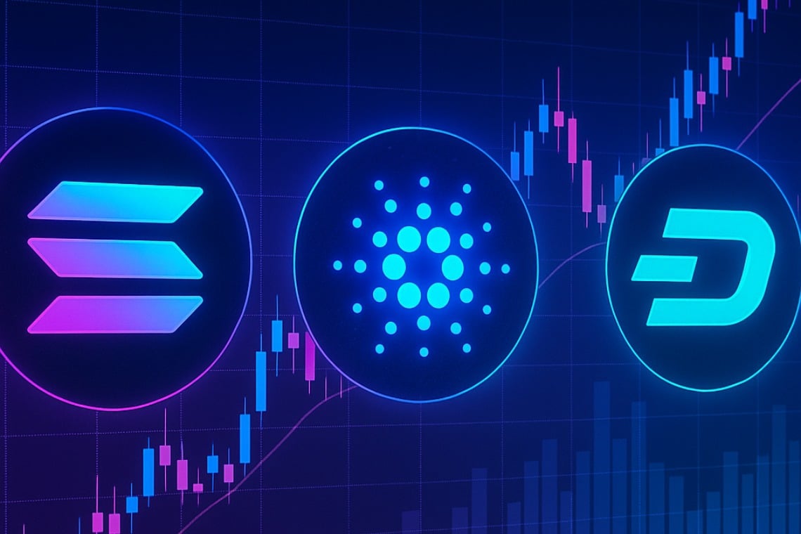 Effects of the crash on Solana, Cardano, and Dash