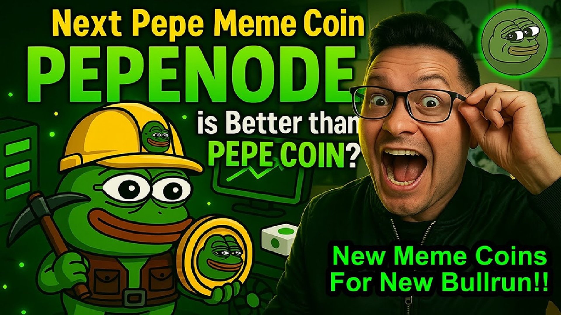 Traders Bet on Pepenode as Pepe Weakens Ahead of Bull Cycle: Next Crypto to Explode