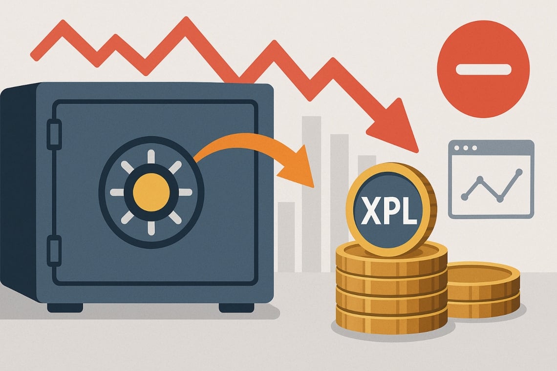 XPL, over 600M from the vault and -50%
