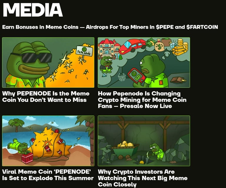 Pepenode Media Coverage