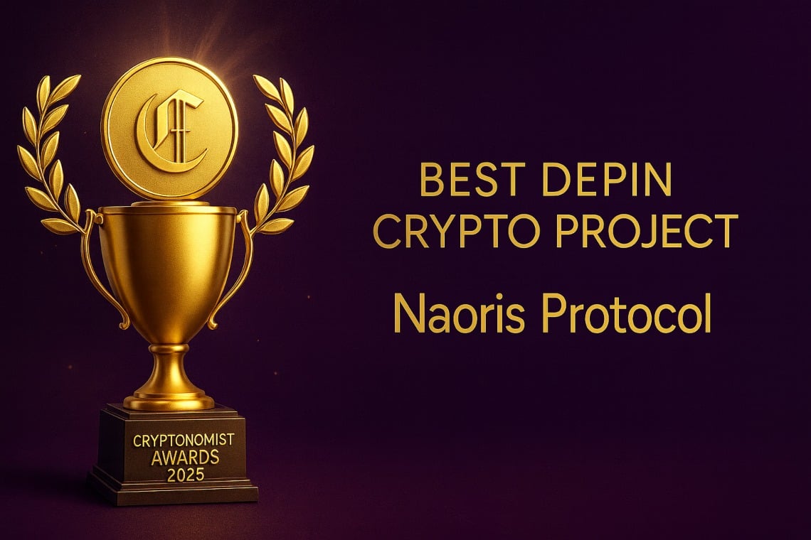 Naoris Protocol Wins “Best DePIN Crypto Project” at the Cryptonomist Awards 2025
