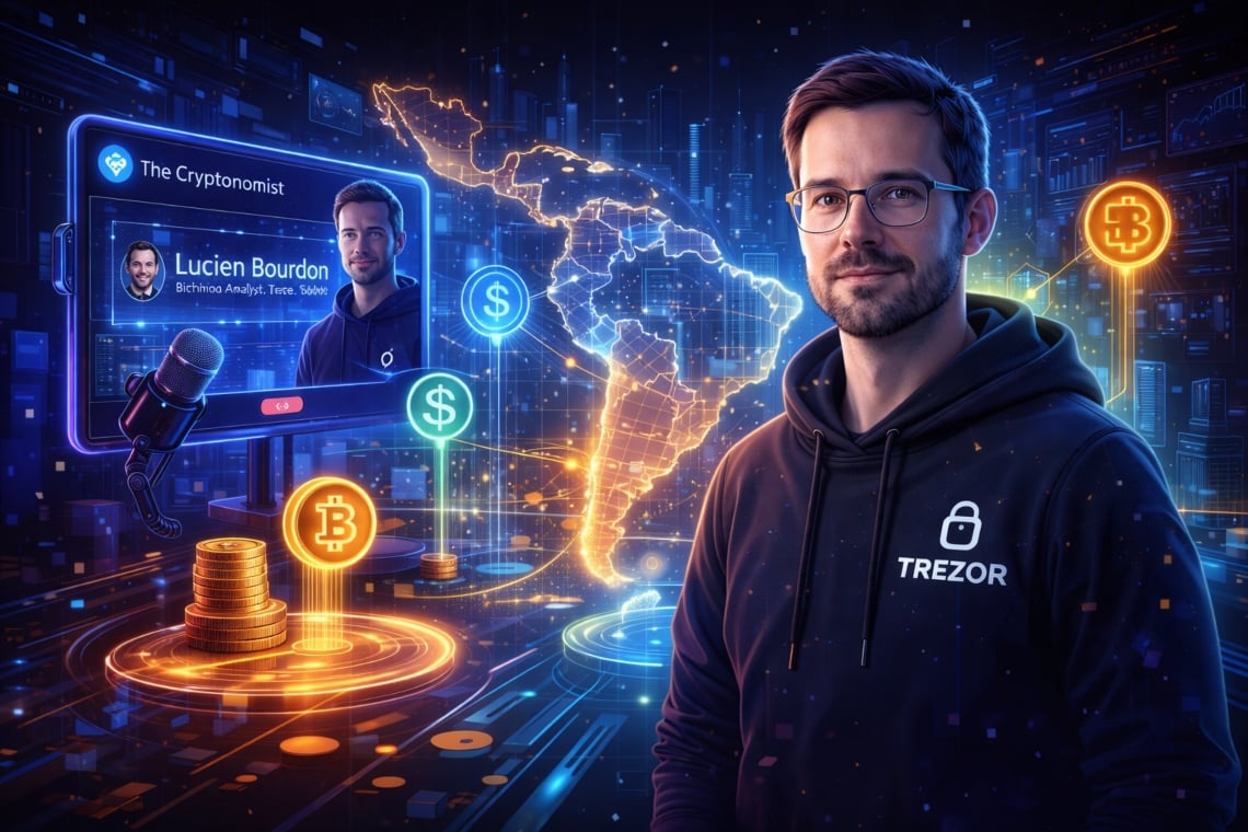 L’America Latina sta ridefinendo l’adozione delle criptovalute: approfondimenti dall’analista di Trezor Lucien Bourdon