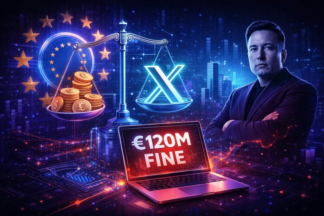 EU fines Elon Musk’s X: 120 million euros for lack of transparency