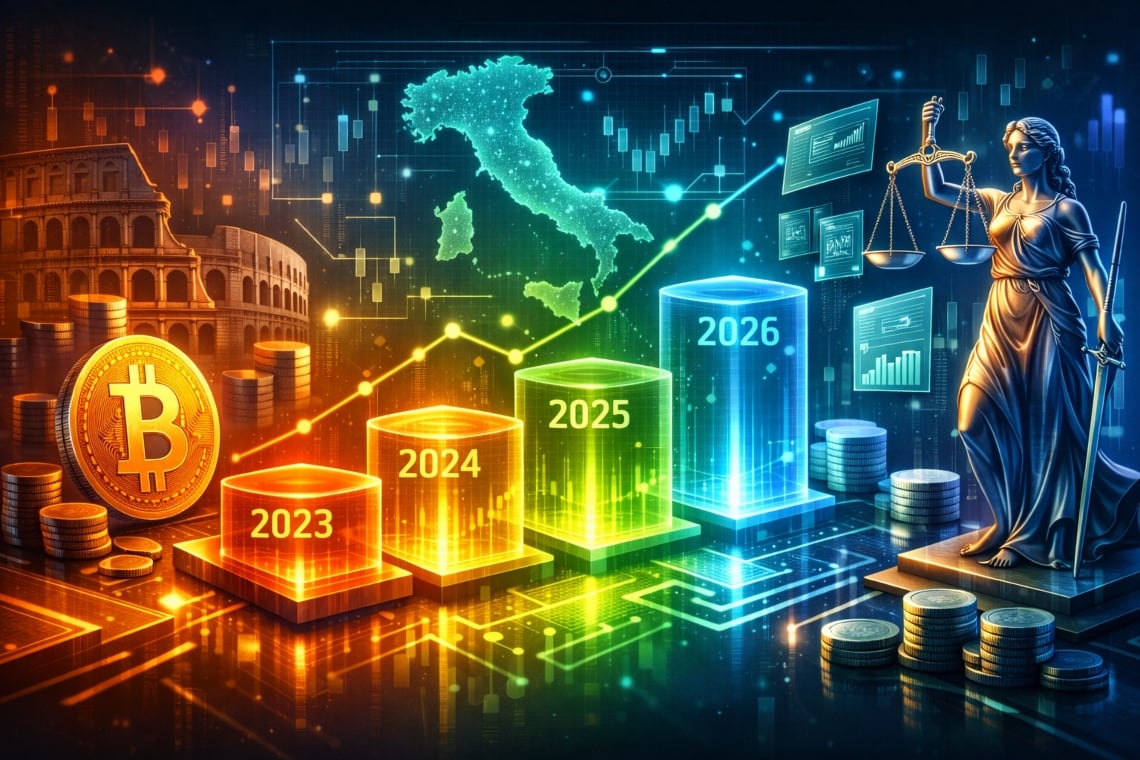Crypto taxes in Italy: what really changes between 2023, 2024, 2025, and 2026