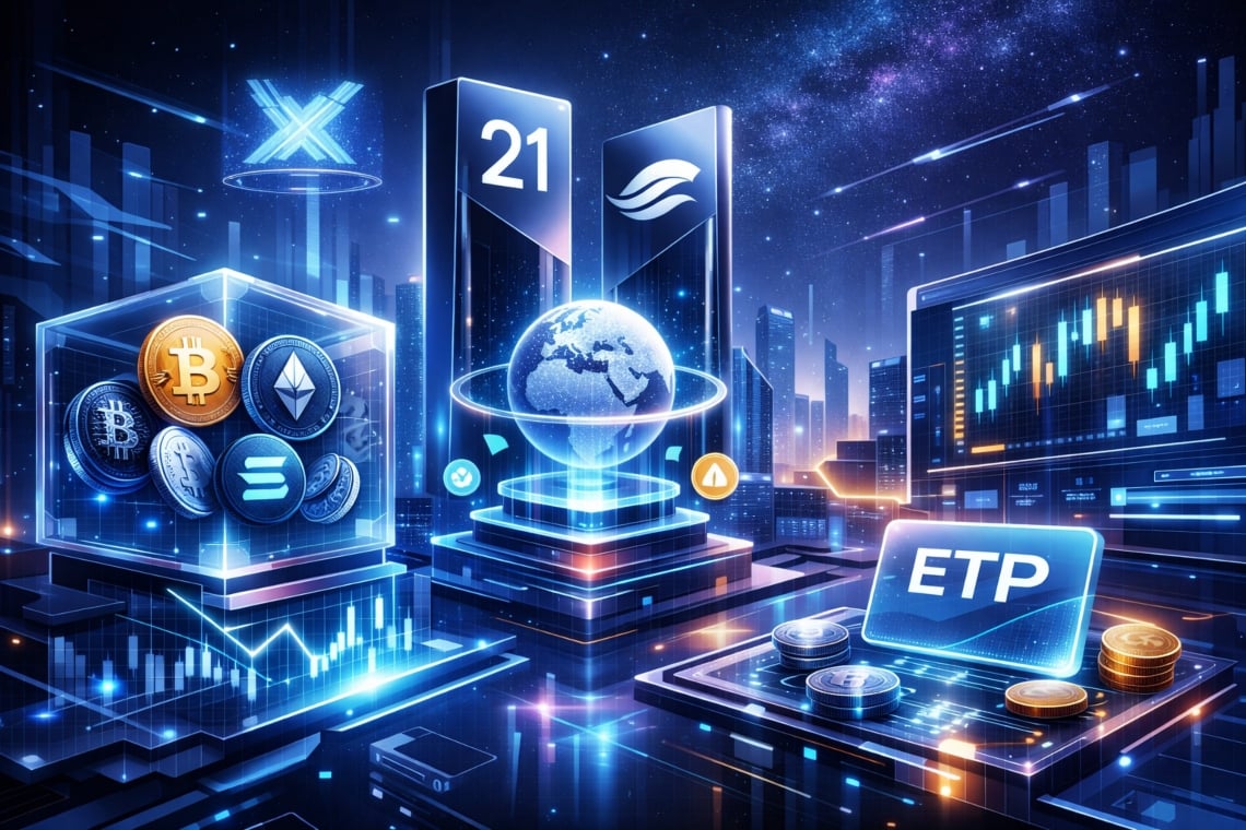 21shares and A&G Banco launch FLEX: the new ETP for smart investing in cryptocurrencies