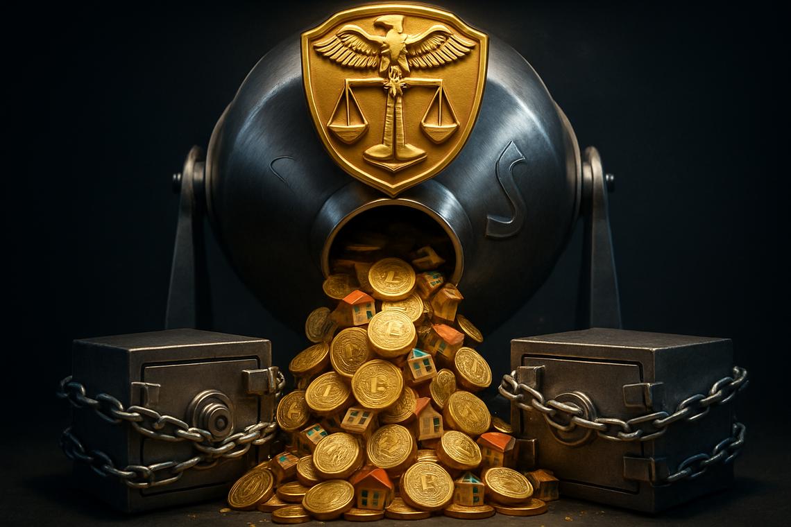 US DOJ completes helix crypto mixer forfeiture, seizing $400 million in assets