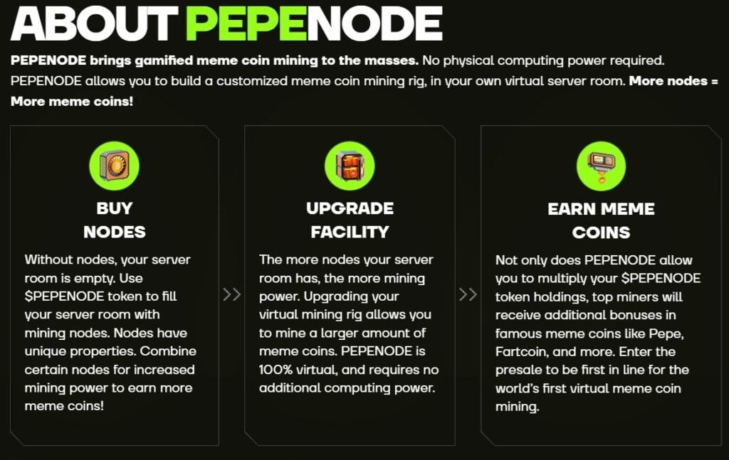 Pepenode Mine-to-Earn