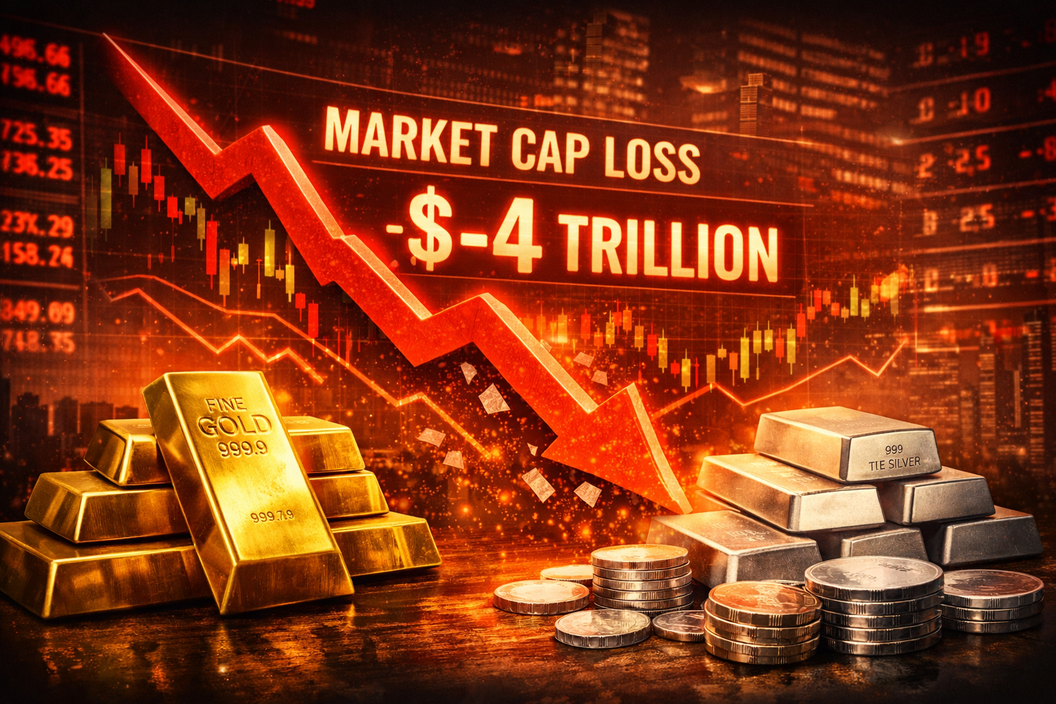 Gold and Silver Market Cap Loss Hits Trillions