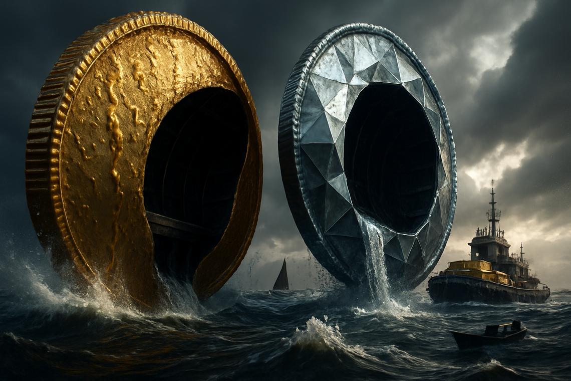 Investors ramp up crypto outflows as tokenized metals and short Bitcoin absorb the shock