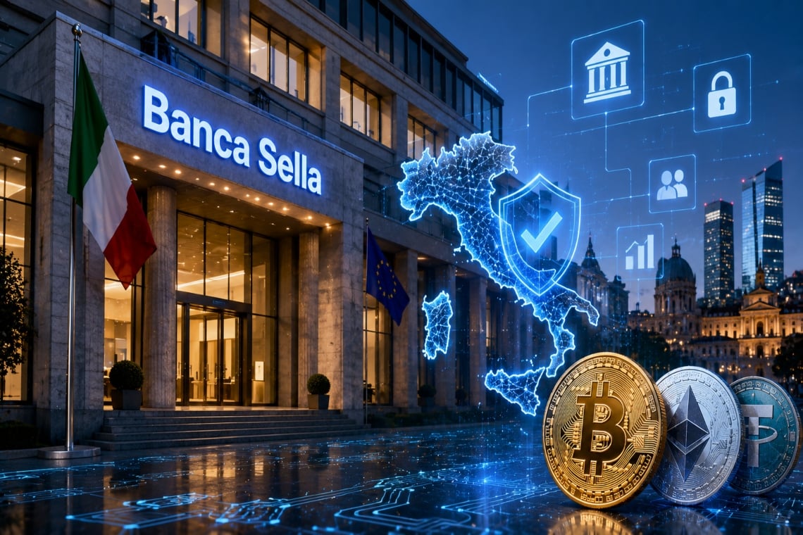 Banca Sella, the first Italian bank authorized for crypto-asset services: a turning point for digital finance