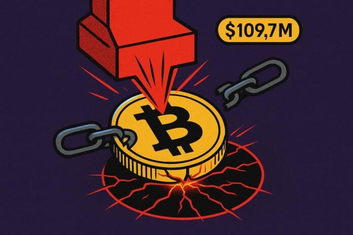 Bitcoin long liquidations