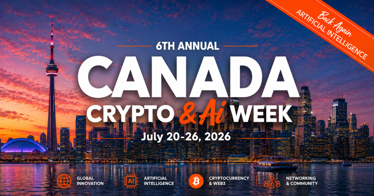 La Semaine Crypto du Canada revient du 20 au 26 juillet, célébrant l'avenir du Web3, des actifs numériques et de l'IA
