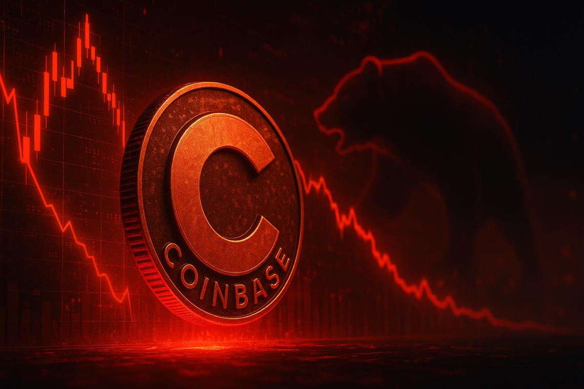 Las acciones de Coinbase ponen a prueba la resistencia de $190 mientras el gráfico diario se mantiene débil