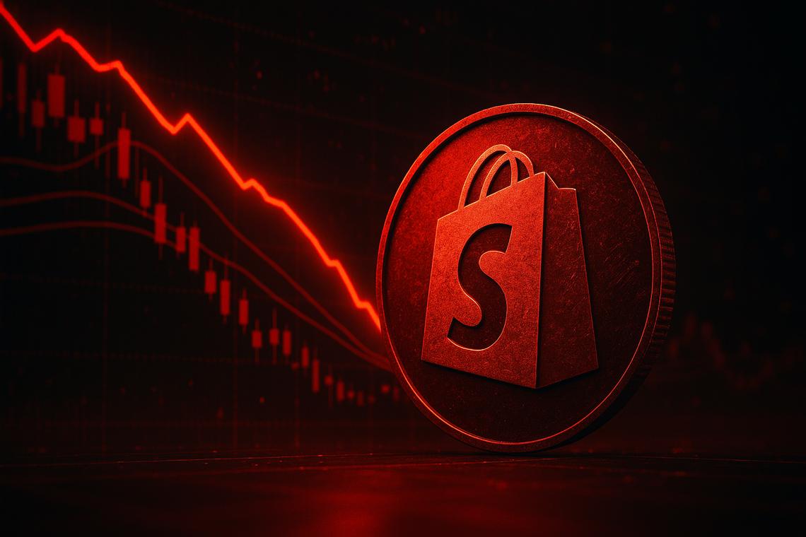 Shopify Stock Trapped Below All Key EMAs Despite $5B Buyback