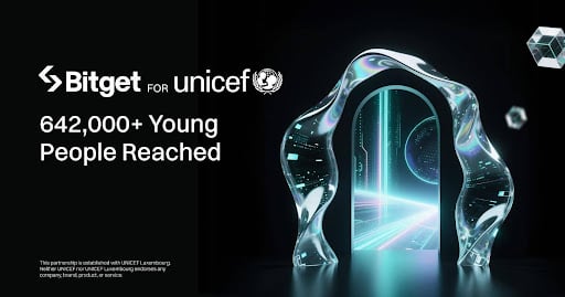 Bitget renews its commitment with UNICEF: the Game Changers Coalition grows and expands