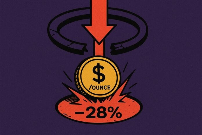 gold price decline