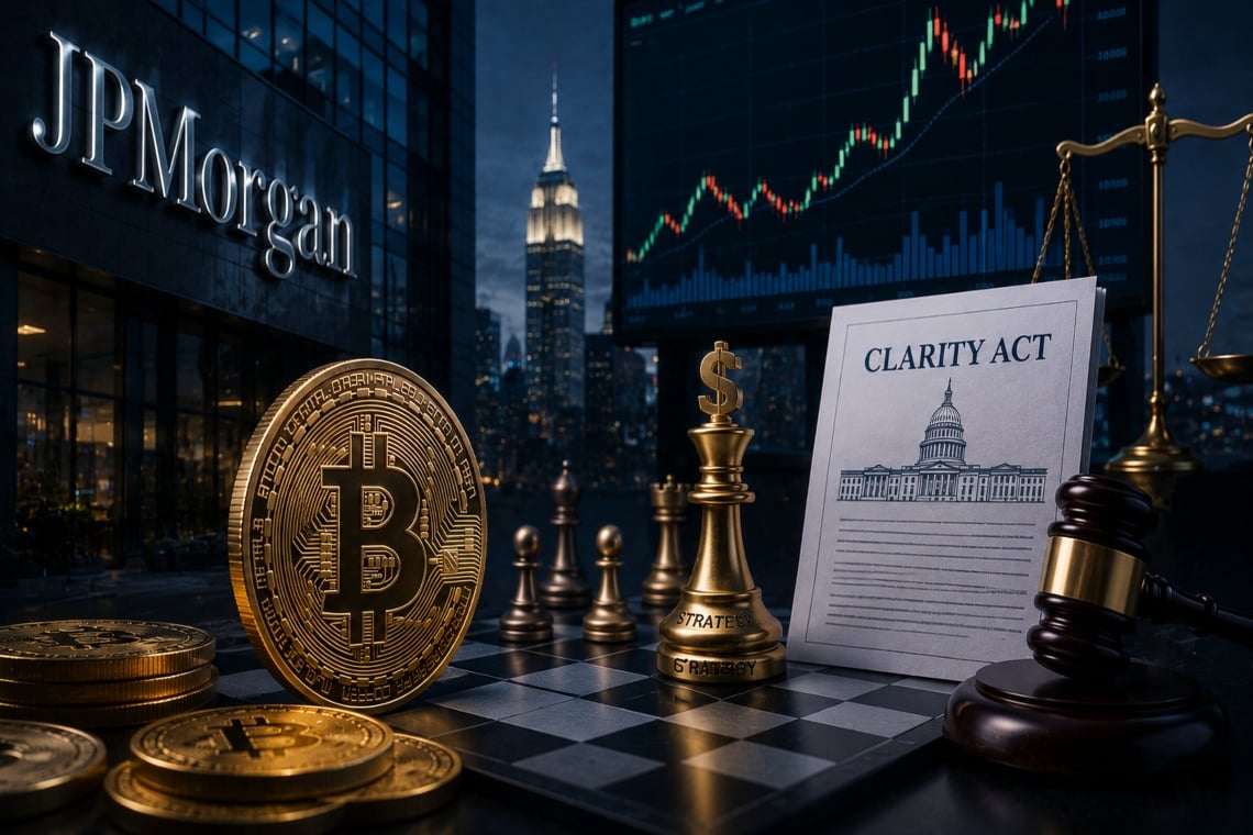JPMorgan: Bitcoin at the mercy of Strategy and the Clarity Act, what does it mean?