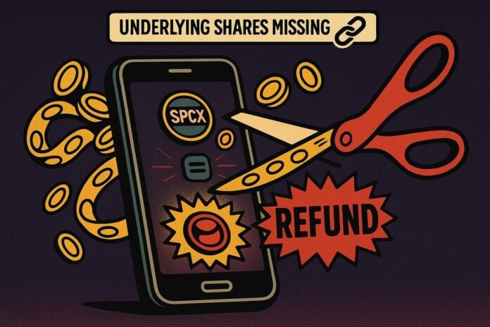 SpaceX IPO tokenized stocks