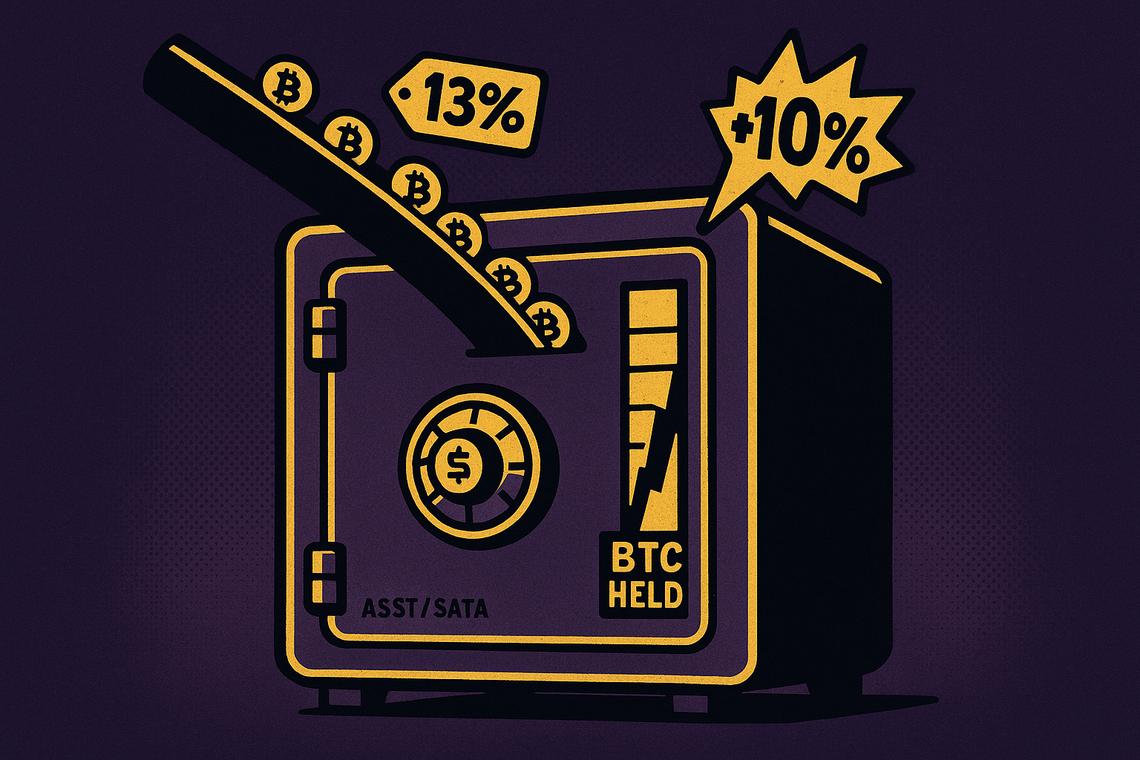 Strive Bitcoin accumulation hits $1.3B — zero debt, but 13% in dividends