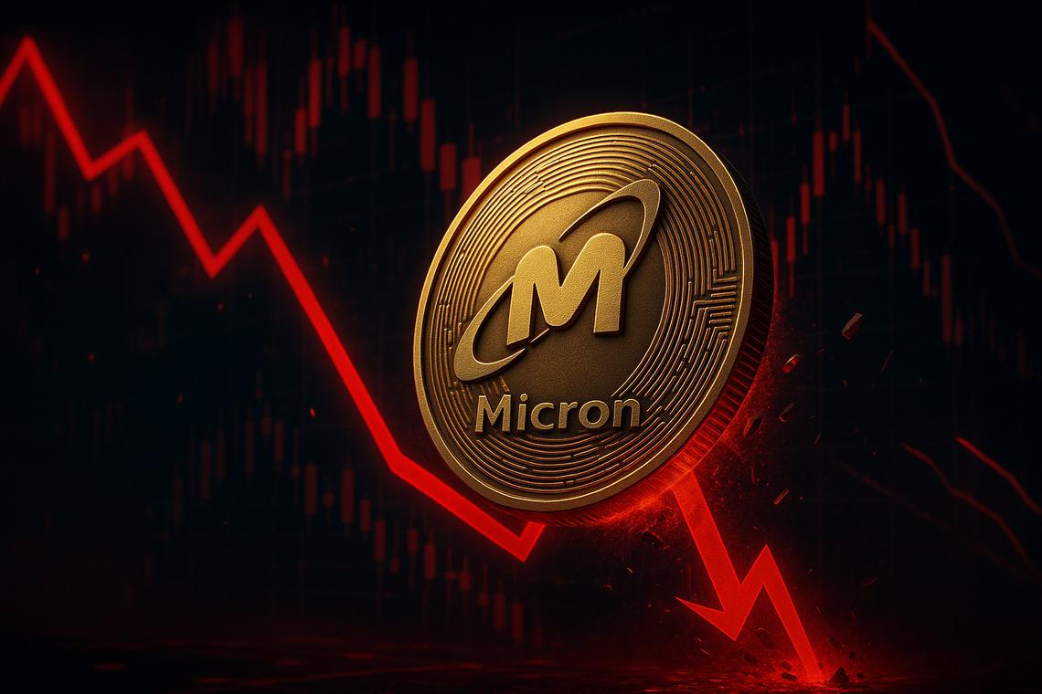 Micron Stock Drops 4.6% as Profit-Taking Hits After 304% Rally