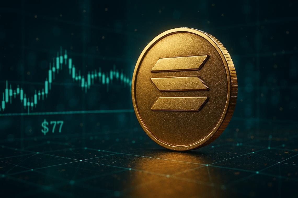 Solana Price Today Holds $77 — But DEX Fees Just Dropped 63%